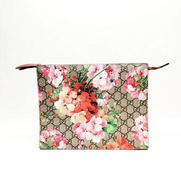 Authentic Gucci Clutch Bag Pink PVC mon388-111025 - Picture 1 of 16